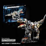 Mechanical Triangular Tyrannosaurus Dinosaur Building Block Set