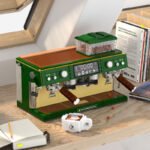 Vintage Coffee Machine Building Block Set