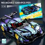 A Gradient Gold Apo Runo Car Remote Control Building Block Set