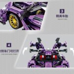 A Gradient Gold Apo Runo Car Remote Control Building Block Set