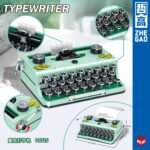 Typewriter Retro Building Block Set