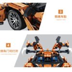 A Gradient Gold Apo Runo Car Remote Control Building Block Set