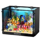 Eco-friendly Fish Tank Clownfish with Lights Small Building Block Set