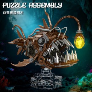 Mechanical Scorpion Lanternfish Magic Octopus Owl Building Block Set product image 2