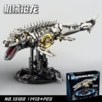 Mechanical Triangular Tyrannosaurus Dinosaur Building Block Set