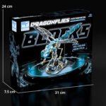 Mechanical Cyber Dragonfly Insect Electric Building Block Set