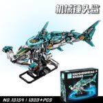 Mechanical Shark Building Block Set