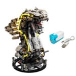 Mechanical King Cobra Electric Joint-Moving Building Block Set
