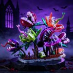 Skull-Eating Plant Halloween Gothic Building Block Set