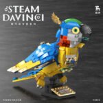 Steampunk Owl Mechanical Gear Building Block Set