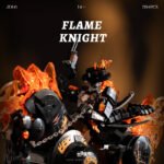 Ghost Skeleton Cowboy Knight Flame Motorcycle Horse Building Block Set