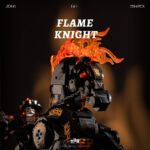 Ghost Skeleton Cowboy Knight Flame Motorcycle Horse Building Block Set