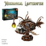 Mechanical Scorpion Lanternfish Magic Octopus Owl Building Block Set