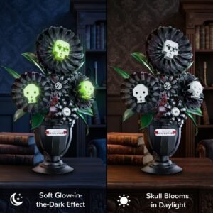 Skull-Eating Plant Halloween Gothic Building Block Set product image 2