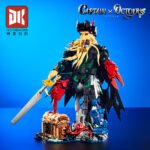 Galle Octopus Vs. Pirate Captain Ghost Ship Black Building Block Set