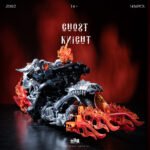 Ghost Skeleton Cowboy Knight Flame Motorcycle Horse Building Block Set