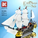 Galle Octopus Vs. Pirate Captain Ghost Ship Black Building Block Set
