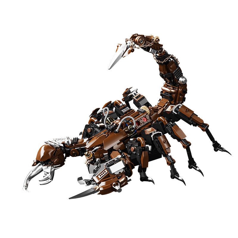 Mechanical Scorpion Lanternfish Magic Octopus Owl Building Block Set