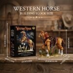 Western Horse Mini Building Block Set