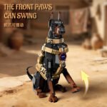 Doberman Police Dog Building Block Set