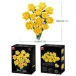 Rose Bouquet Collection Building Block Set