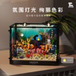 Eco-friendly Fish Tank Clownfish with Lights Small Building Block Set