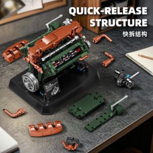 Tank Engine Building Block Set