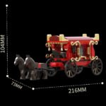 Medieval Carriage Station Building Block Set