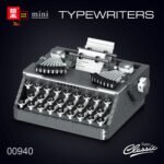 Typewriter Retro Building Block Set
