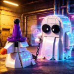 Ghost Dog in a Bottle Halloween Mini Building Block Set