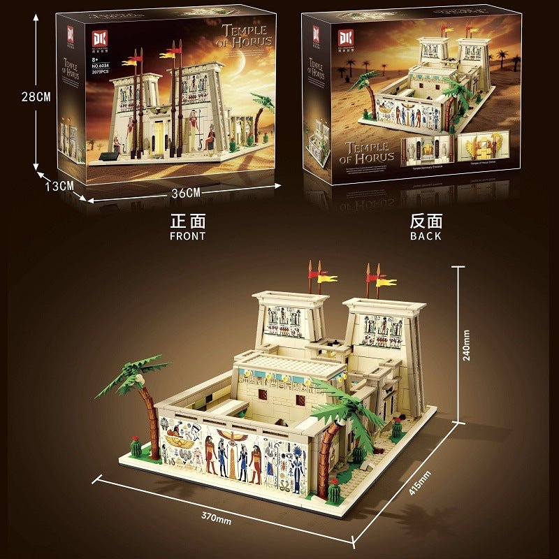 Ancient Temple Building Block Set