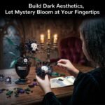 Skull-Eating Plant Halloween Gothic Building Block Set