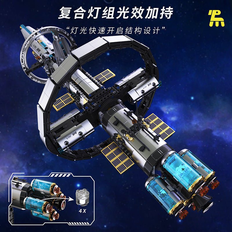 Space Station Electric Large Building Block Set