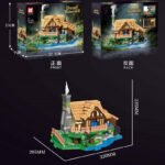 Dwarf Watermill Street Scene Building Block Set