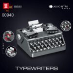 Typewriter Retro Building Block Set