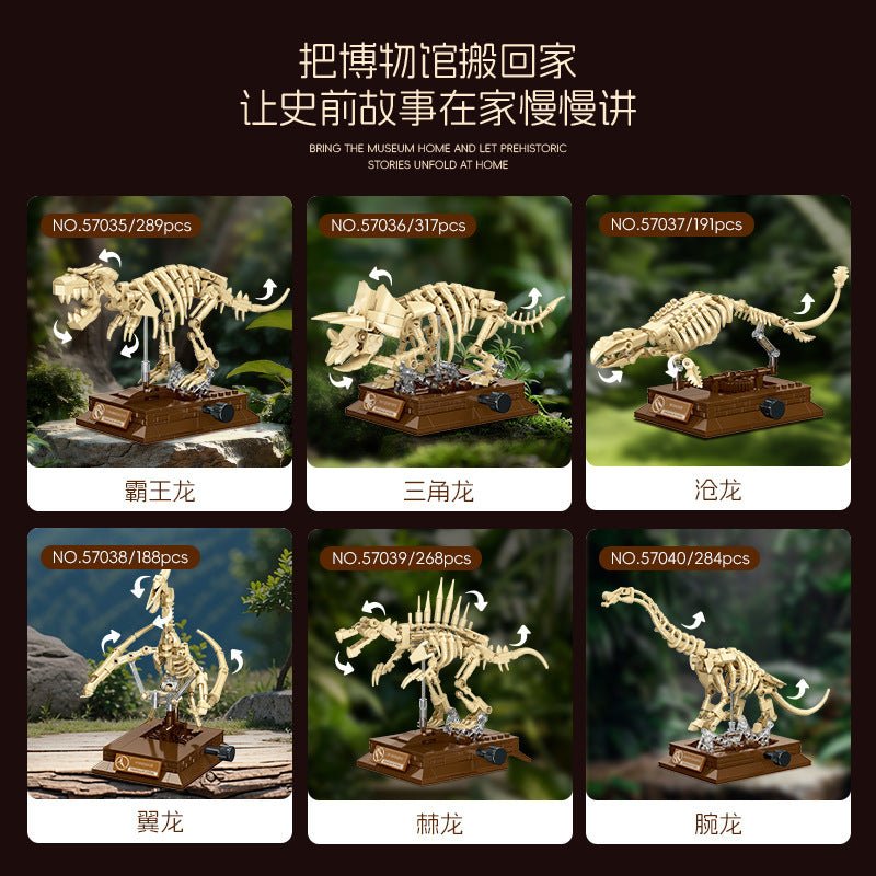 Dinosaur Skeleton Are Building Block Set