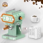Vintage Coffee Machine Building Block Set