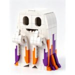 Funny Ghost Halloween Building Block Set with Light