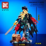 Galle Octopus Vs. Pirate Captain Ghost Ship Black Building Block Set