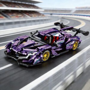 A Gradient Gold Apo Runo Car Remote Control Building Block Set