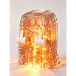 Funny Ghost Halloween Building Block Set with Light