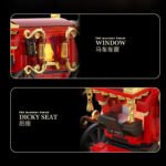 Medieval Carriage Station Building Block Set