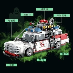 Ghost catcher bus building blocks front view