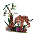 Jungle Fox Animal Panda Sunflower Tiger Building Block Set