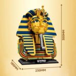Ancient Egyptian Ankh Mask Building Block Set