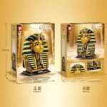 Ancient Egyptian Ankh Mask Building Block Set