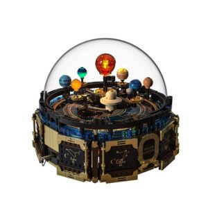 Electric Rotating Solar System Music Box with Building Block Set product image 5