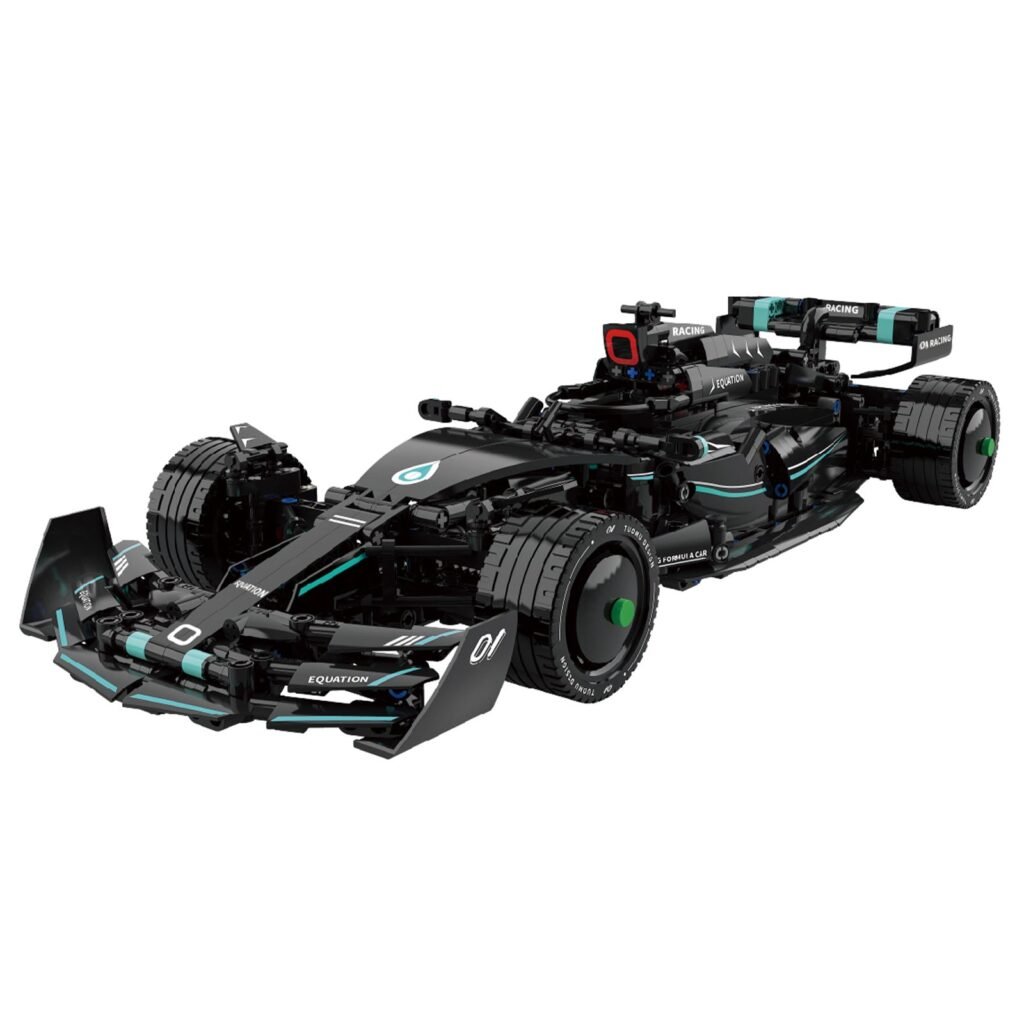 Heavy-duty Mechanical Formula Racing Car Remote Building Block Set