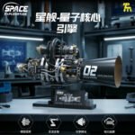 Starship Engine Building Block Set