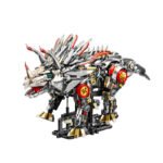 Mechanical Triangular Tyrannosaurus Dinosaur Building Block Set
